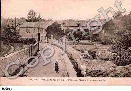 Ville de BOISSYL'AILLERIE, carte postale ancienne