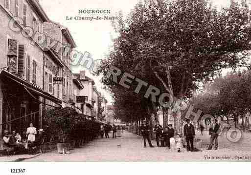 Ville de BOURGOINJALLIEU, carte postale ancienne