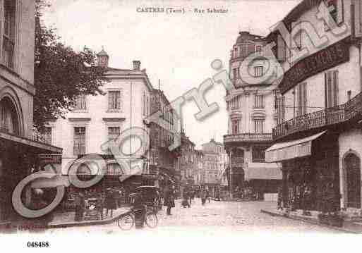 Ville de CASTRES, carte postale ancienne