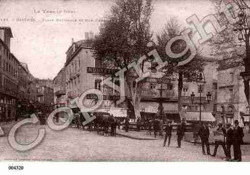 Ville de CASTRES, carte postale ancienne