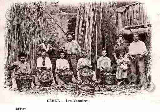 Ville de CERET, carte postale ancienne