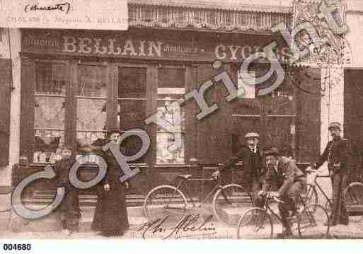 Ville de CHALAIS, carte postale ancienne