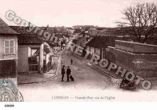 Ville de COMBLES, carte postale ancienne