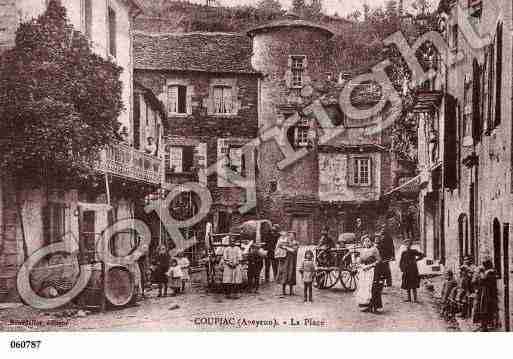 Ville de COUPIAC, carte postale ancienne