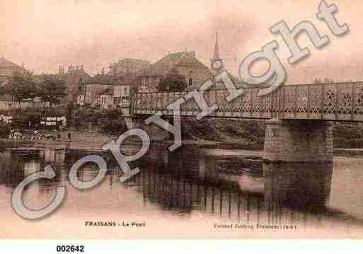 Ville de FRAISANS, carte postale ancienne