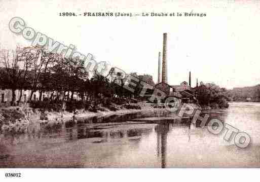 Ville de FRAISANS, carte postale ancienne