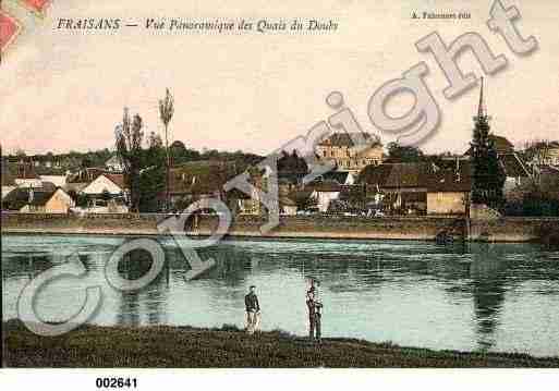 Ville de FRAISANS, carte postale ancienne