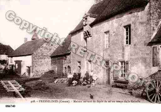 Ville de FRESSELINES, carte postale ancienne