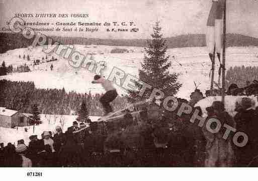 Ville de GERARDMER, carte postale ancienne