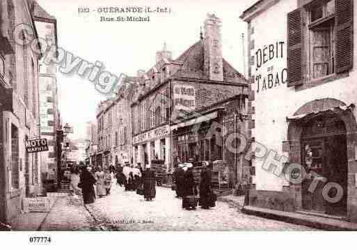 Ville de GUERANDE, carte postale ancienne