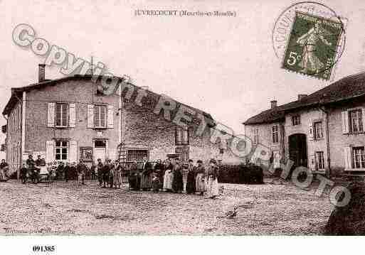 Ville de JUVRECOURT, carte postale ancienne