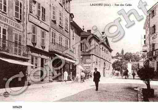 Ville de LAGNIEU, carte postale ancienne