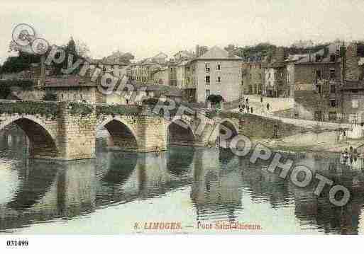 Ville de LIMOGES, carte postale ancienne