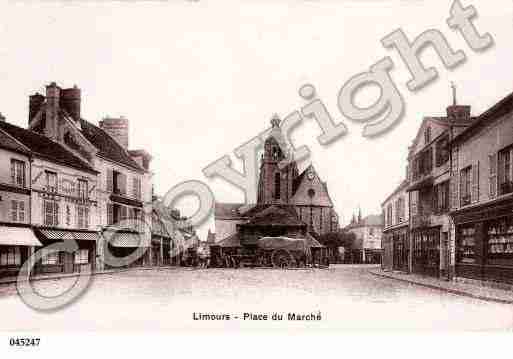 Ville de LIMOURS, carte postale ancienne