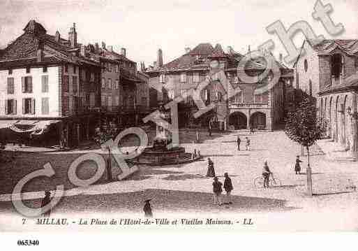 Ville de MILLAU, carte postale ancienne