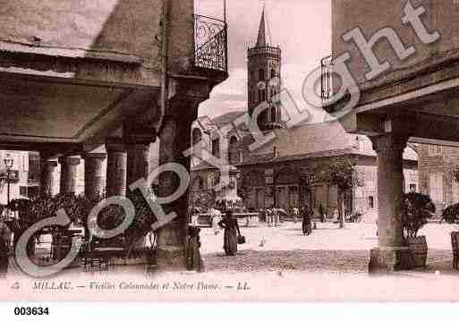 Ville de MILLAU, carte postale ancienne