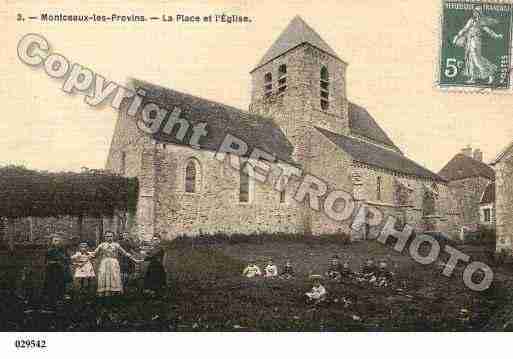 Ville de MONTCEAUXLESPROVINS, carte postale ancienne