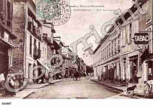 Ville de MONTREJEAU, carte postale ancienne