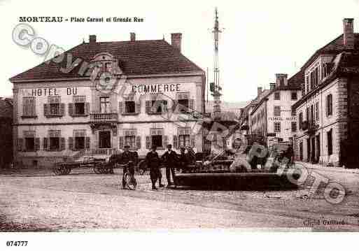 Ville de MORTEAU, carte postale ancienne