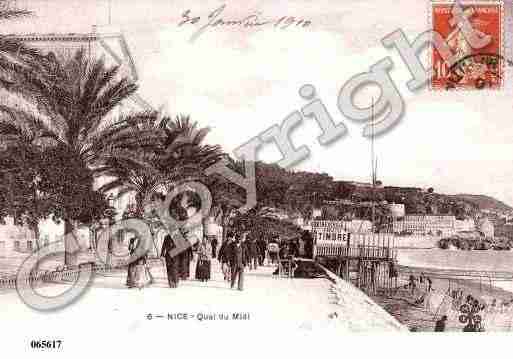 Ville de NICE, carte postale ancienne