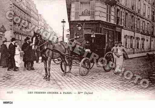 Ville de PARISVECU, carte postale ancienne