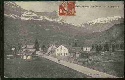 Ville de PASSY, carte postale ancienne