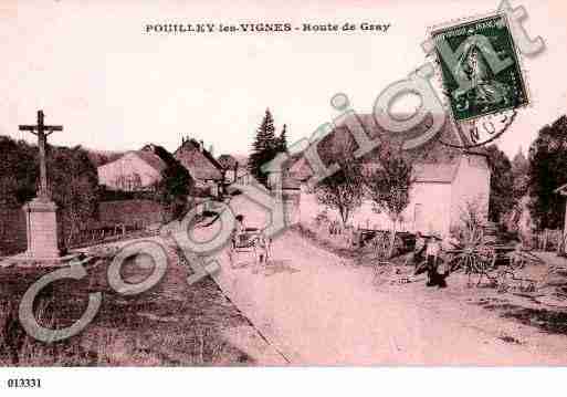 Ville de POUILLEYLESVIGNES, carte postale ancienne