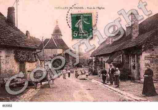 Ville de POUILLEYLESVIGNES, carte postale ancienne