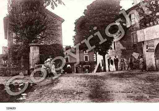 Ville de PRADES, carte postale ancienne