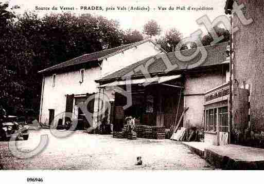 Ville de PRADES, carte postale ancienne