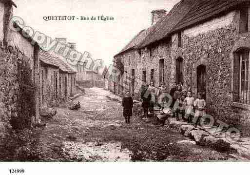 Ville de QUETTETOT, carte postale ancienne