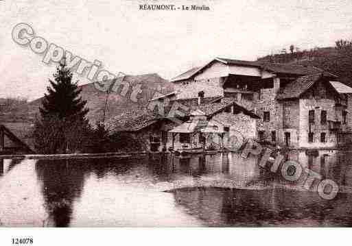 Ville de REAUMONT, carte postale ancienne