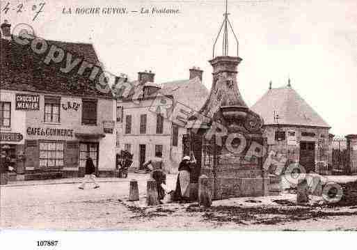 Ville de ROCHEGUYON(LA), carte postale ancienne