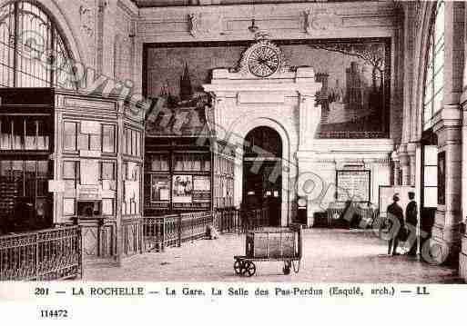 Ville de ROCHELLE(LA), carte postale ancienne