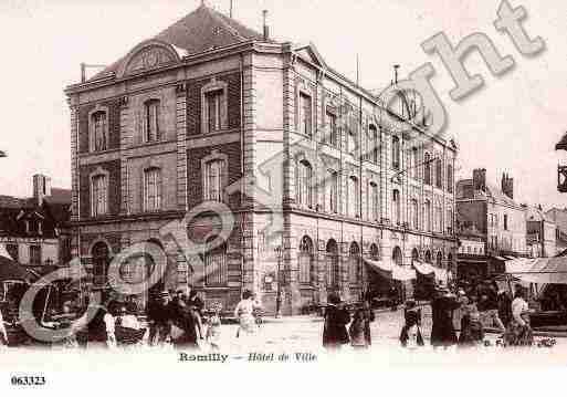 Ville de ROMILLYSURSEINE, carte postale ancienne