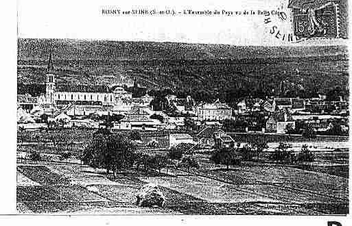 Ville de ROSNYSSEINE, carte postale ancienne