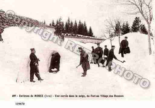 Ville de ROUSSES(LES), carte postale ancienne