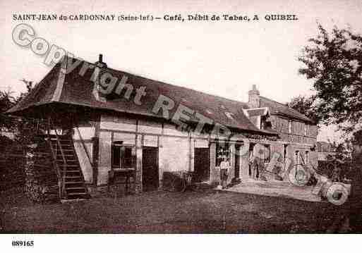 Ville de SAINTJEANDUCARDONNAY, carte postale ancienne