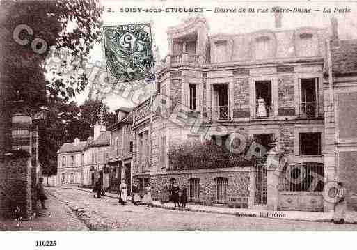 Ville de SOISYSURSEINE, carte postale ancienne