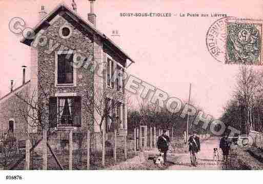 Ville de SOISYSURSEINE, carte postale ancienne