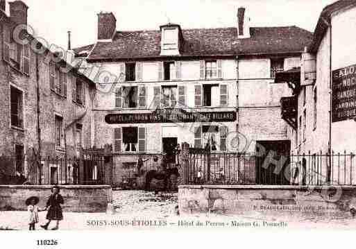 Ville de SOISYSURSEINE, carte postale ancienne