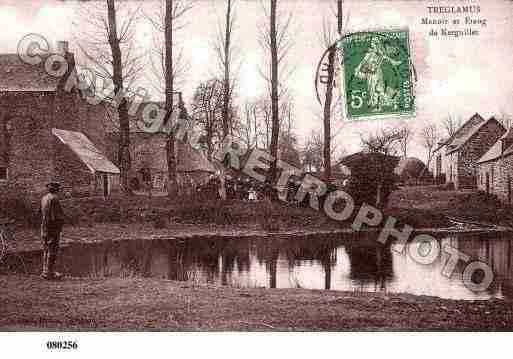 Ville de TREGLAMUS, carte postale ancienne