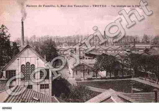 Ville de TROYES, carte postale ancienne