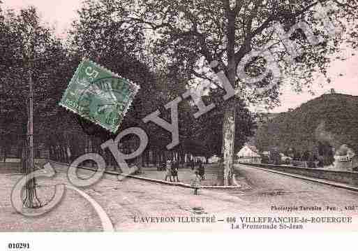 Ville de VILLEFRANCHEDEROUERGUE, carte postale ancienne