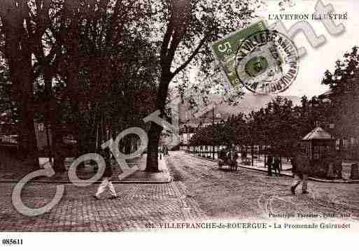 Ville de VILLEFRANCHEDEROUERGUE, carte postale ancienne