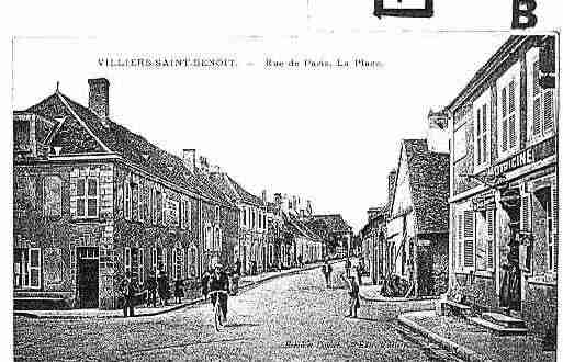 Ville de VILLIERSSTBENOIT, carte postale ancienne