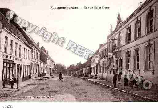 Ville de FAUQUEMBERGUES, carte postale ancienne