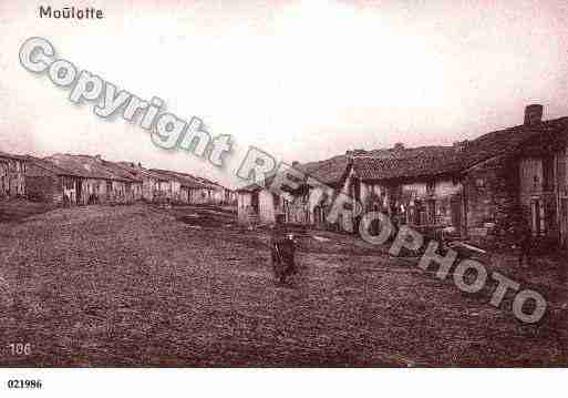 Ville de MOULOTTE, carte postale ancienne