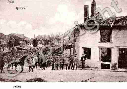 Ville de APREMONT, carte postale ancienne