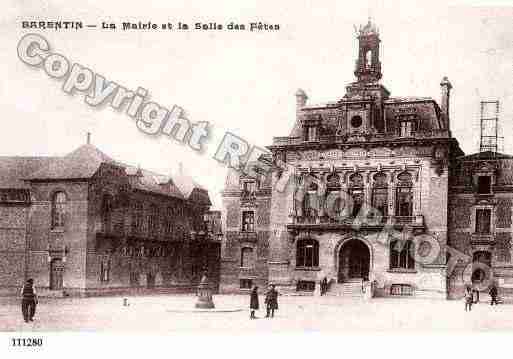 Ville de BARENTIN, carte postale ancienne